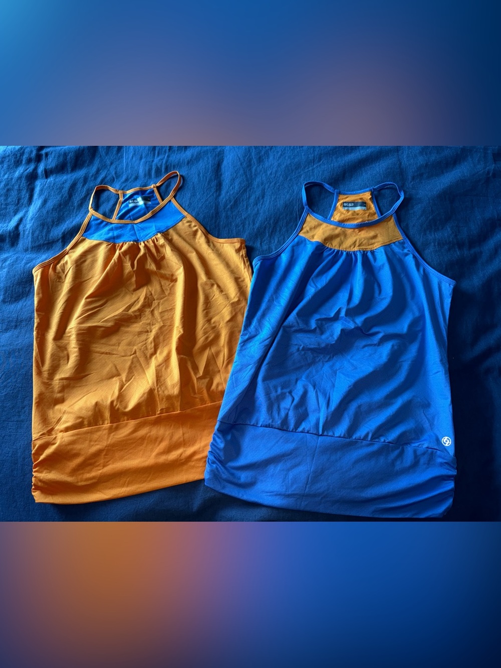 EUC AUTHENTIC TWO WOMEN’S LIJA TENNIS ATHELTIC TANK TOPS SIZE SMALL